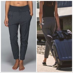 Lululemon Departure Pant - Biggy Dot Printed Black